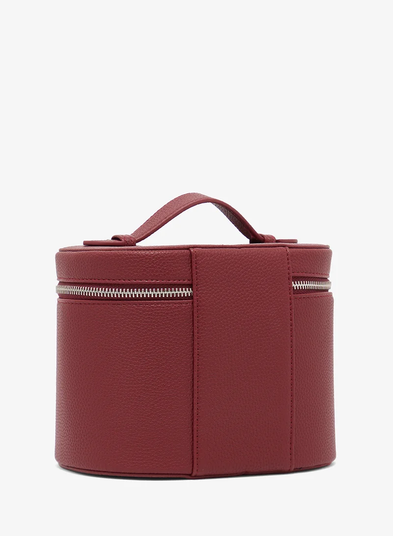 جينجر Bucket Bag With Top Handle And Zipper